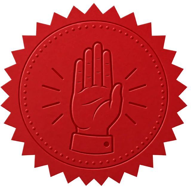 I Swear To God wax seal
